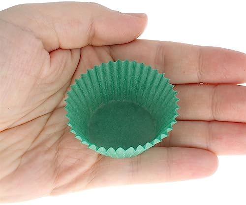 CybrTrayd No.6 Glassine Paper Approximately 14,000 Pieces – 1-1/4” Base, 7/8” Wall Candy Cups, Green - Image 5
