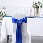 SiinvdaBZX 24 Pcs Royal Blue Satin Table Runner 12 x 108 inches Long - Image 6