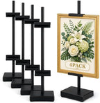 Adjustable Tabletop Easel Stand, Black 17" H Easels for Display by Victawks