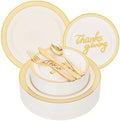 ejonirinjonir 150pcs Sturdy Thanksgiving Plastic Plates For Fall Dinner by Ejonirinjonir