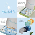 Butterblu Check Me Out 6-Piece Baby Layette Gift Set 100% Organic Cotton - Image 6