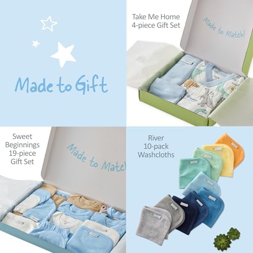 Butterblu Check Me Out 6-Piece Baby Layette Gift Set 100% Organic Cotton - Image 6