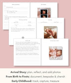 Lamare Baby First Year Book – Keepsake Baby Memory Book and Baby Scrapbook - Image 4