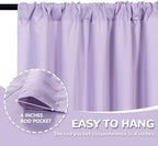 MEETSKY Purple Backdrop Curtains,Wedding Backdrop Drapes,5ft x 7ft,2 Panels - Image 6