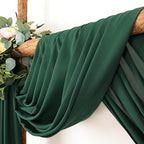 Wedding Arch Draping Fabric 30'' x 18FT Sheer Chiffon Arch Drape Backdrop - Image 2