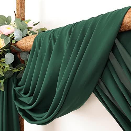 Wedding Arch Draping Fabric 30'' x 18FT Sheer Chiffon Arch Drape Backdrop - Image 2