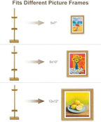 Adjustable Tabletop Easel Stand, Gold 17" H Easels for Display - Image 4