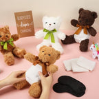 Chicingyou 8 Set Bear Blindfolded Diaper Changing Baby Shower Games - Image 2