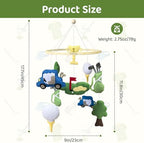 Baby Crib Mobile Golf Mobile for Boys Handmade Toddler Room Decor - Image 4