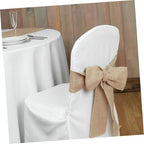 Beige Jute Cloth Ribbon Roll for Crafts Xmas Halloween Season - Image 4