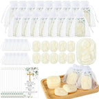 50 Sets Baptism Party Favors for Guests Baptism Angel Soap Bulk by Heigble