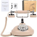 Audio Guest Book Wedding Phone- Record Customized Audio Messages with GuestBook – A Personal and Convenient Way to Preserve Your Special Occasions (Beige Phone) by ROOMEDAL