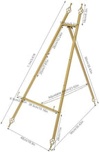 Gold Easel Stand for Sign, Adjustable Metal Standing Display Easel for Wedding Signs Painting Art Posters Pictures Welcome Signs Baby Shower (18.9 X 43.3 in) - Image 3