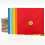 Pack of 120 Square 6-1/8” x 6-1/8” Self-Seal Envelopes for Wedding, Baby Shower, Party Invitations, Christmas, Greeting Cards, Announcements, Photos, CD/DVD Paper Sleeves (Assorted) - Image 3