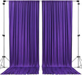AK TRADING CO. 10 feet x 8 feet IFR Polyester Backdrop Drapes Curtains Panels with Rod Pockets - Wedding Ceremony Party Home Window Decorations - Purple by Fabrics%7CEventDecor%7CCrafts%7CUpholsteryFoam