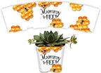 PRODUCT80 Succulent Wraps Baby Shower Favors for 2" Pots | Peel and Stick Stickers | Does NOT Include Succulents or Pots (100 Wraps, Mommy to Bee!) by PRODUCT80