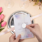 Pre-Folded Vellum Paper with Sealing Stickers, Translucent Envelopes for Wedding Invitations Cards Baby Shower Birthday - Image 7