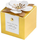 FEIYI 20 PCS Favor Boxes, Gold Candy Boxes 2.55x2.55x2.55 by FEIYI