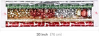 WRAPAHOLIC Christmas Wrapping Paper Set - Red Green Gold and Silver Snowflakes Trees with Metallic Foil Shine Wrapping Paper Bundle with Gift Bow & Ribbon & Tag & Sticker - Image 7