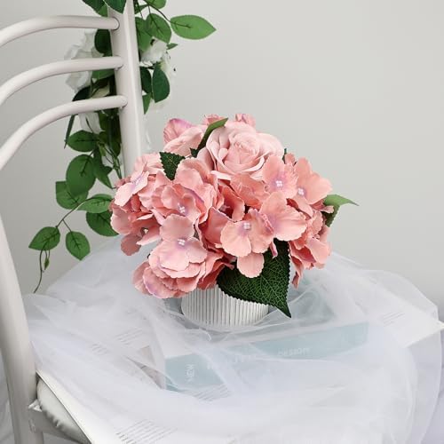 Deep Pink Flower Table Centerpieces - Set of 6 - Image 6