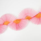 Meri Meri Pink Honeycomb Fan Garland (Pack of 1) - Image 4