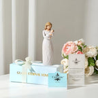Newborn Universe Mother and Baby Figurine-Resin New Mom Statue Gifts Figure Angel Figurines Statue- Solid Baby Shower Statues Gift Figures Figure for Keepsake, Luxury Gift Box Ribbon Card-7.8'' - Image 6
