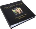 Personalized Photo Album, Custom Engraved Picture Album, Holds 200 4" x 6" Photos, Leatherette and Laser Engraved Scrapbook, Any Custom Message, Black by GiftsForYouNow