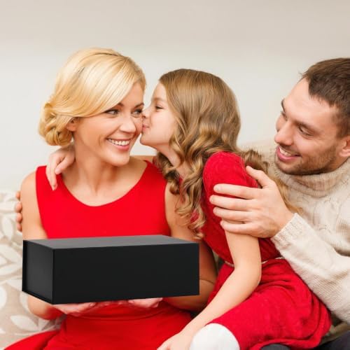 iloMAOZX Black Gift Box, 12x6x4 Inch Gift Boxes for Presents & Packaging - Image 6