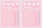 Party Hearty Baby Shower Games, Guess Who Mommy or Daddy - Pink (Pack of 2) by PartyHearty