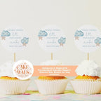 Set of 24 Cupcake Toppers | Gender Reveal Cupcake Toppers | Party Cupcake Toppers | Party Decorations | Baby Shower Toppers | Congrats on Pregnancy - Image 2