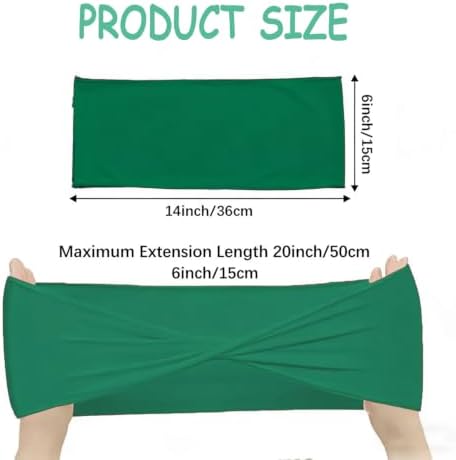 Dark Green Chair Sashes Bows 60Pcs Spandex Chair Sashes Elastic Chair Cover Bands Ties Without Buckle for Wedding Birthday Party Ceremoney Events Decoration - Image 2