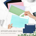 200 Pack #10 Navy Blue Envelopes Letter Size Self Seal Business Envelopes - Image 5