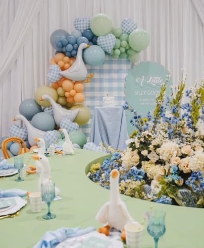 Arch Backdrop Cover for One Silly Goose Baby Shower Arch Stand Stretchy Cover First Goose Kids 1st Birthday Party Fiesta Decorations (6x2.6ft Cover,985) - Image 6