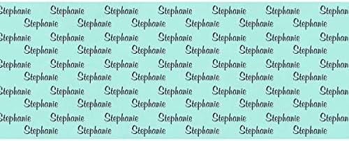 MyPupSocks Personalized Photo Face Reversible Kids Birthday Wrapping Paper Initials Name Text Mint for Mothers Day, Birthdays, Bridal Showers, Baby Showers, Valentines Day 3 Rolls 58x23 inch - Image 2