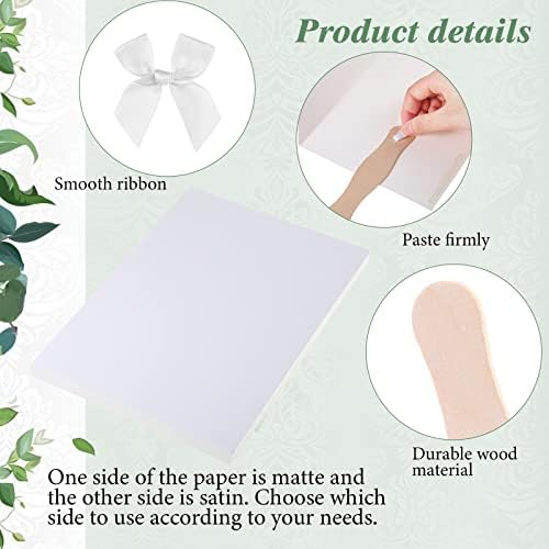 TaoBary 300 Pcs DIY Wedding Program Fan Kit, Printable Church Fans Handheld - Image 3