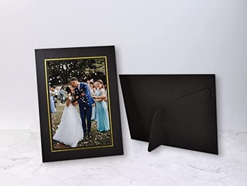 Golden State Art, Paper Picture Frames, 4X6, Black Gold Lining, 50 Pack - Image 6