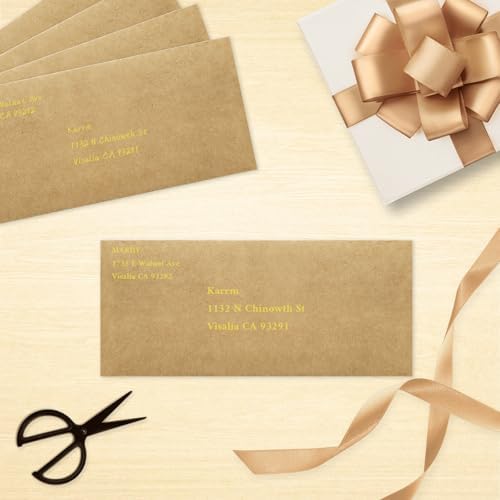 200 Pack #10 Kraft Envelopes Letter Size Self-Seal for Business - Image 7