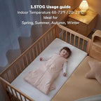 Momcozy Sleep Sack for Toddler 12–24 Months, 1.5 TOG Baby Wearable Blanket - Image 4