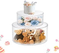 2Pcs Acrylic Cake Display Stand 6'' 10'' Round 2 Tier Clear Cylinder Cake Box for Wedding Birthday Party Decor (6 / 10 Inch) by CRAFTIFANO