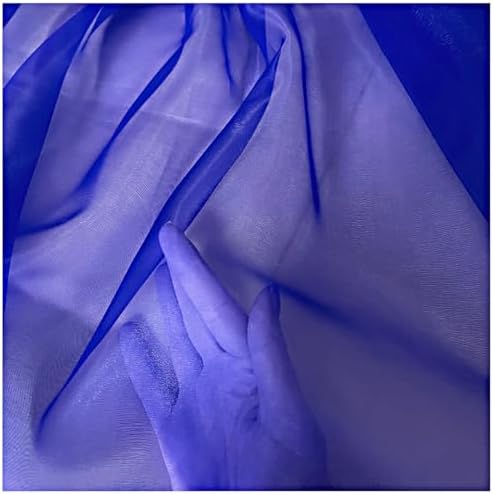 40 Yard Organza Fabric 44" Wide for Wedding Event Décor - Royal Blue - Image 5