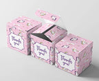 Paper Box - Mini Favor Box For Baby Shower 4x4x4 Inches Paper Gift Boxes, Candy Paper Box For Party Favors, Baby Shower Unicorn,Girl Theme- Pack Of 20 - Image 5