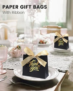 DOYIDE 200 Pack Small Thank You Gift Bags, Party Favor Bags with Bow Ribbon - Image 5