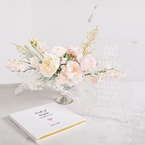 Andaz Press Personalized Baby Shower Guestbook with Gold Accents, Pink Heart Custom Name, White Guest Sign in Registry 120 Pages 8.5 X 8.5 Memories Book for DIY, Scrapbook, Photo Album - Image 3