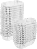 Oval Cake Paper Cups 1000 Pcs 2.87X1.37X0.98 Inch Grease Proof Disposable Baking Liners Oval Cupcake Liners for Muffins Loaf Bread Snacks by HEMOTON