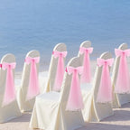 Zeyune 12 Pcs Large Bow Party Decorations Hanging Mesh Bows,Pink - Image 6