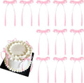 200pcs Bowknot Cake Toppers Satin Ribbon Bow Picks by Unknown