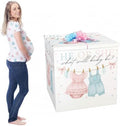 AmazingSpark 28in Giant Gender Reveal Gift Box Kit, Baby Clothes by Unknown