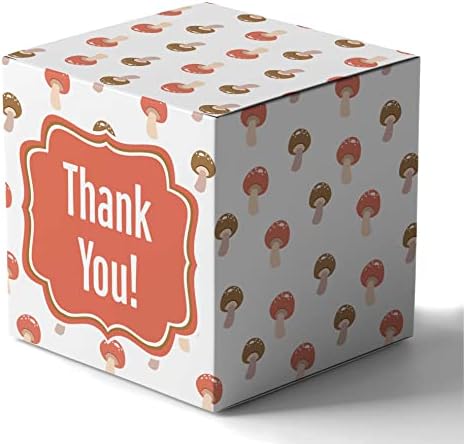 Paper Box - Mini Favor Box For Baby Shower 4x4x4 Inches Paper Gift Boxes, Candy Paper Box For Party Favors, Baby Shower Fox,Boy/Girl Theme- Pack Of 20-a by Inkdotpot