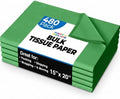 Party Solids Emerald Green Tissue Paper for Gift Bags 15" X 20" 480 Sheets by Crown+Display