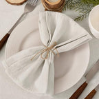 Cloth Napkins Fall Washable Reusable Linen Wedding Party Home Table Decor - Image 3